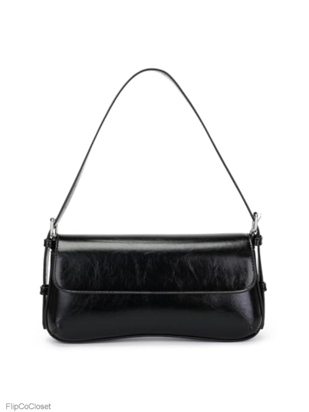 Hobo Shoulder Bag for Women | Faux Leather Baguette Purse with Adjustable Strap
